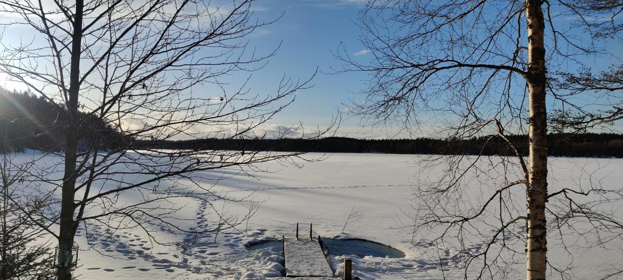 Lakeside Villa With Hole In The Ice Kangasniemi Exterior foto