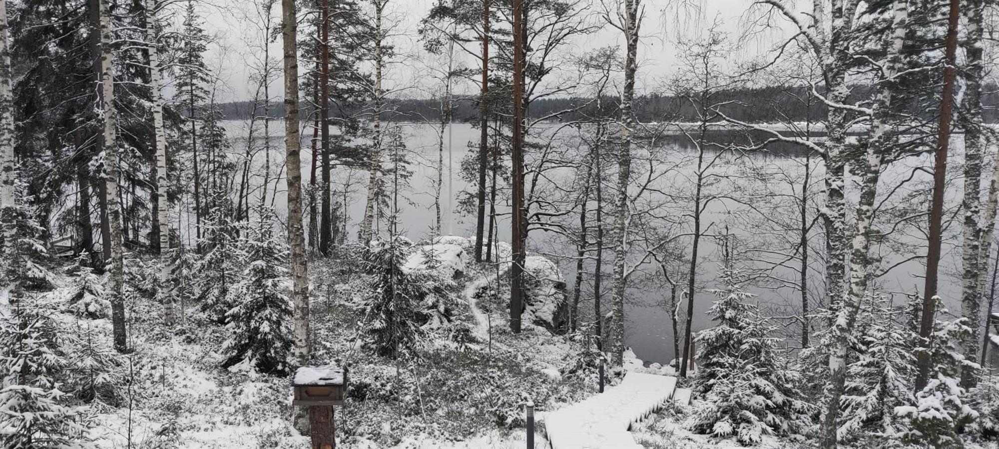 Lakeside Villa With Hole In The Ice Kangasniemi Exterior foto