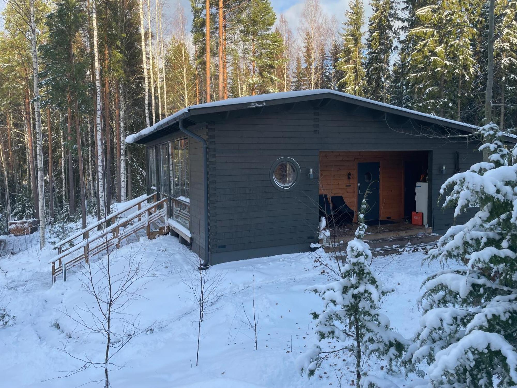 Lakeside Villa With Hole In The Ice Kangasniemi Exterior foto